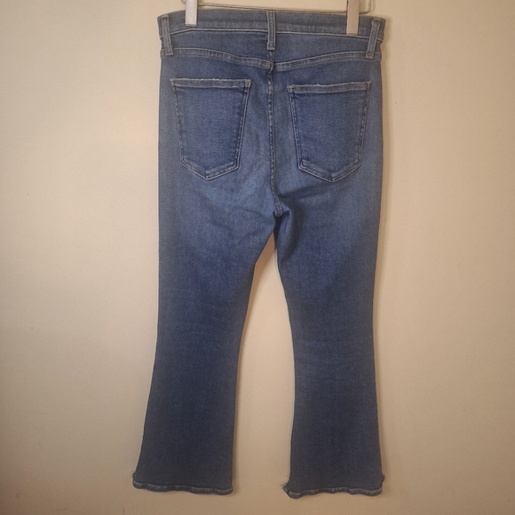 Current/Elliott The Kick High-Rise Cropped Flare Jeans Size 30 - Picture 5 of 9